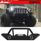 2007-2017 Jeep Wrangler Front Bumper Guard  Hood Grill Stainless