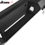 1987-2006 Jeep Wrangler TJ YJ Textured Rear Bumper 2 LED Lights D-Ring