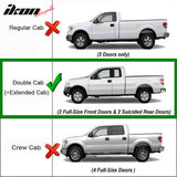Fits 99-18 Sierra Silverado Crew Cab 5" Running Boards Side Step Bar