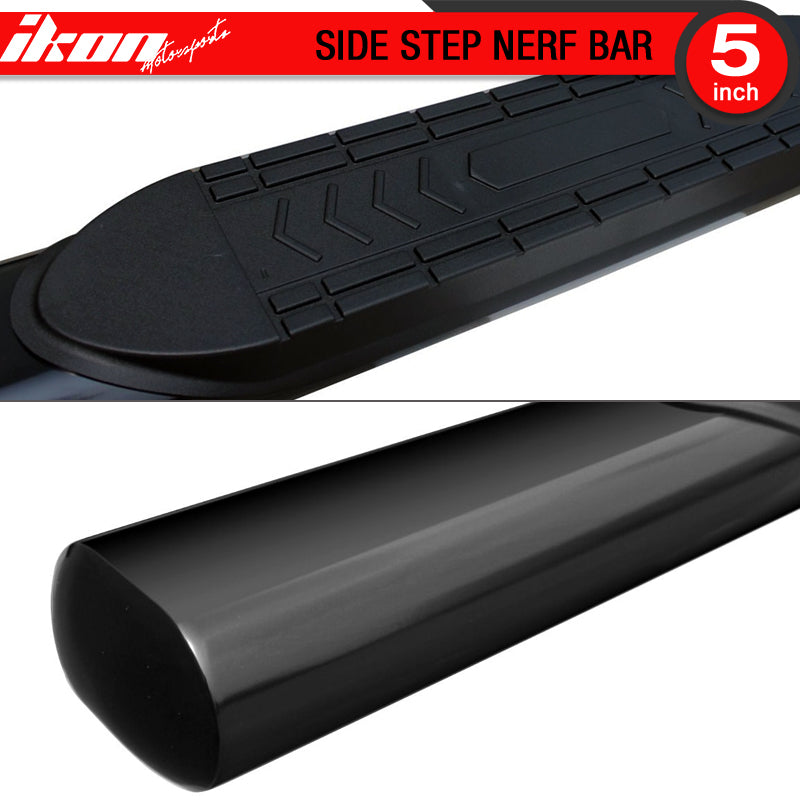 2004-2015 Nissan Titan Extended Cab 5 Inch Running Boards Carbon Steel