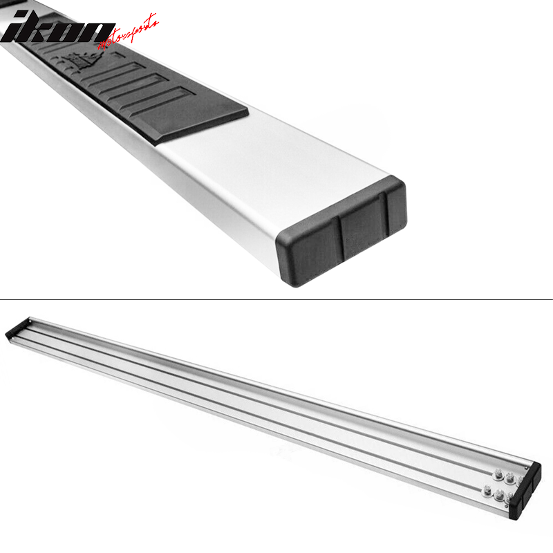 2015-2022 Ford F-150 F-250HD F350HD Silver Running Boards Aluminum