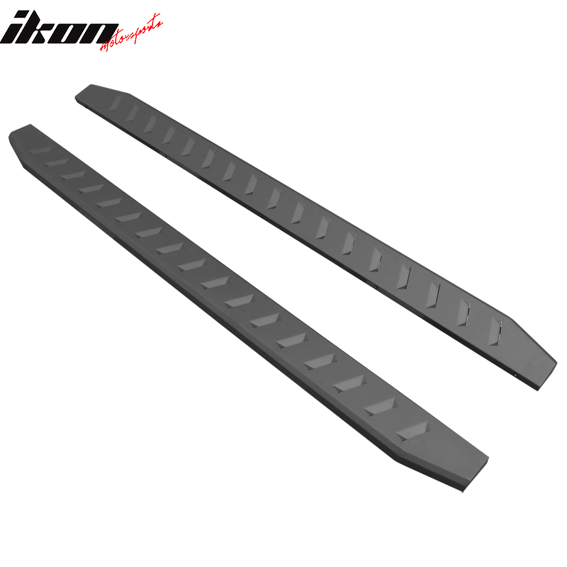 1999-2016 Ford F-250 F-350 New R Style Black Running Boards Iron Steel