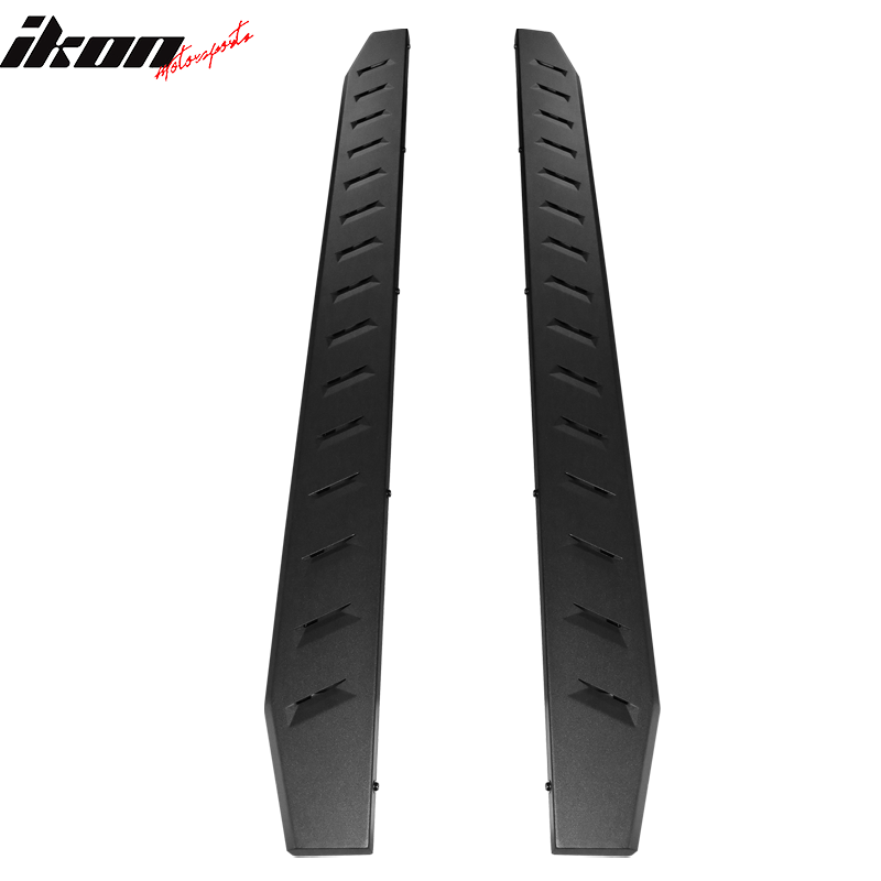 1999-2016 Ford F-250 F-350 New R Style Black Running Boards Iron Steel