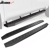 2015-2022 Ford F-150 F-250 F-350 78In Black Running Board Carbon Steel