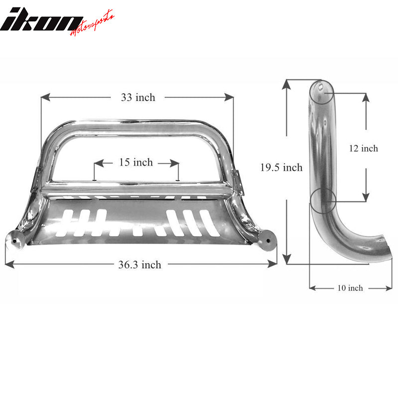 2011-2016 Ford F250 F350 F450 F550 Stainless Steel Bull Bar Grill