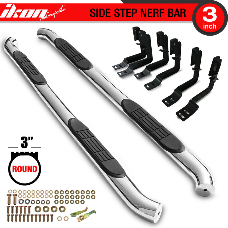 2007-2018 Chevy Silverado Gmc Sierra Ext Cab 3" S.S Running Board