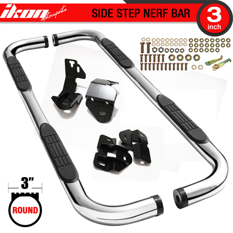 2009-2014 Ford F-150 Super Crew Cab 3'' Running Boards Stainless