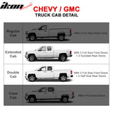 2007-2018 Chevy Silverado GMC Sierra Ext Cab Oval Running Board Steel
