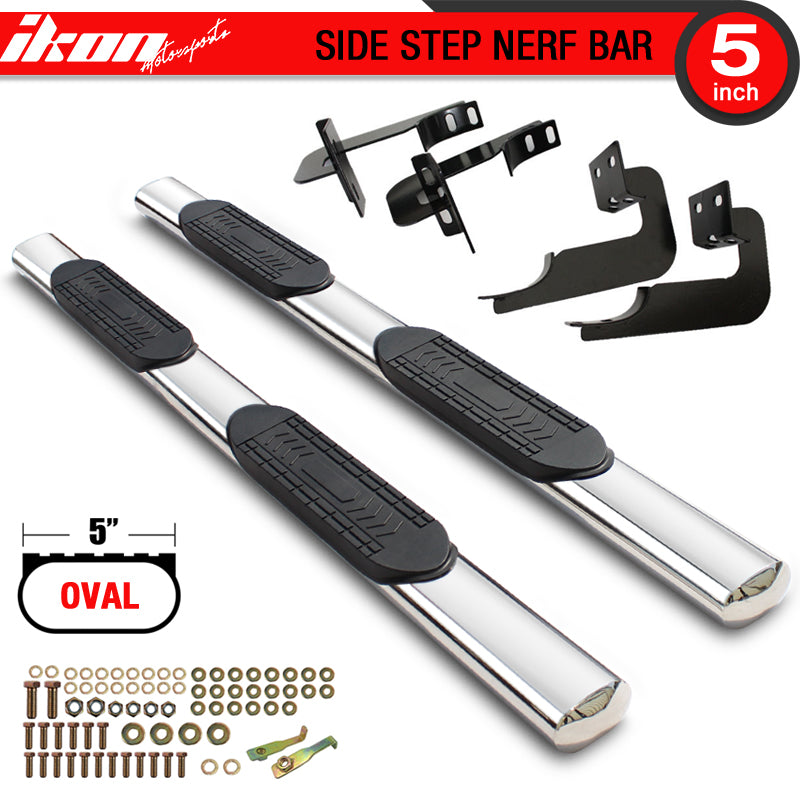 2009-2014 Ford F150 Extended Cab 5'' Running Boards Stainless Steel