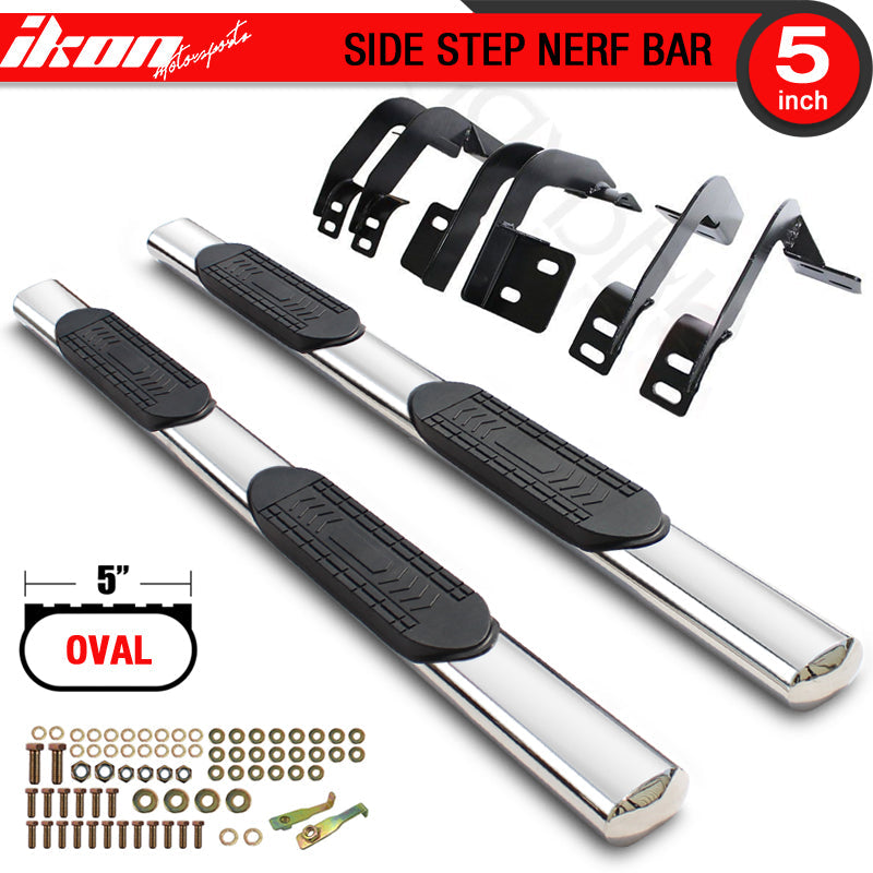 2009-2023Â Dodge Ram 1500 2500 3500 Crew Cab 5" Running Boards Nerf Bar