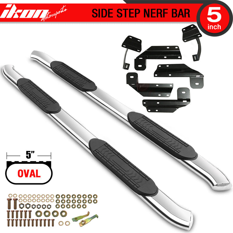 2015-2022 Ford F150 F250 F350 F450 Super Cab 5In Running Boards