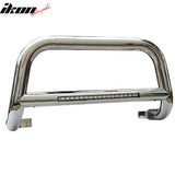 2005-2015 Toyota Tacoma Silver 3" Bull Bar with LED Light Stainless