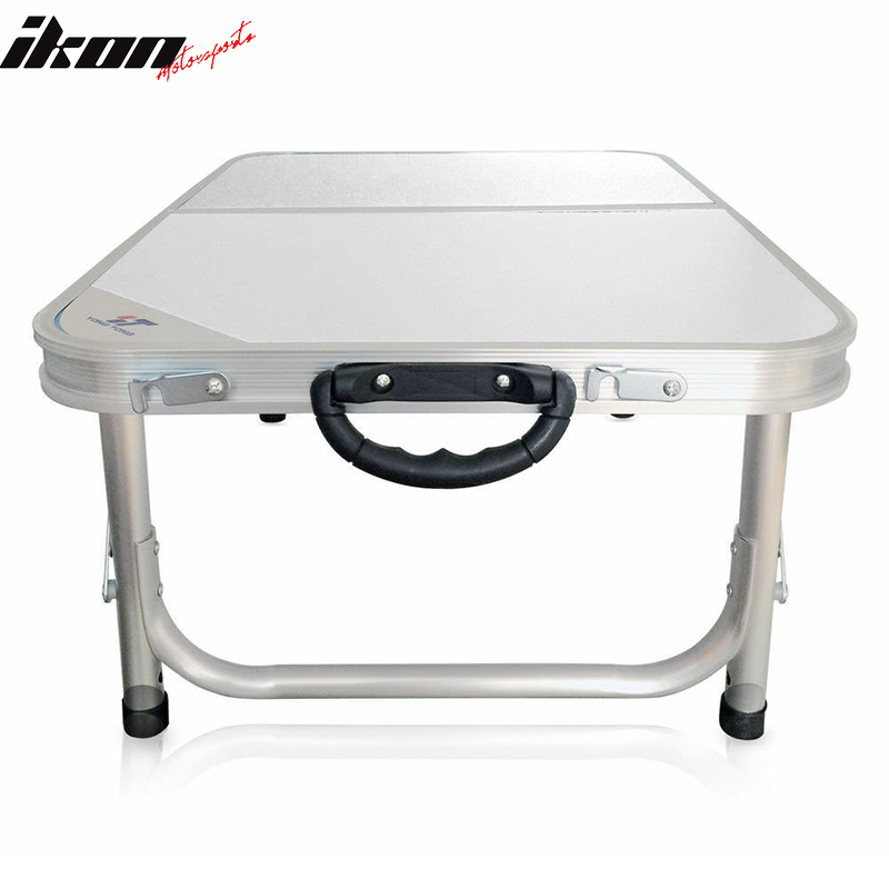 White Adjust Foldable Table Outdoor Picnic Party Garden Camping