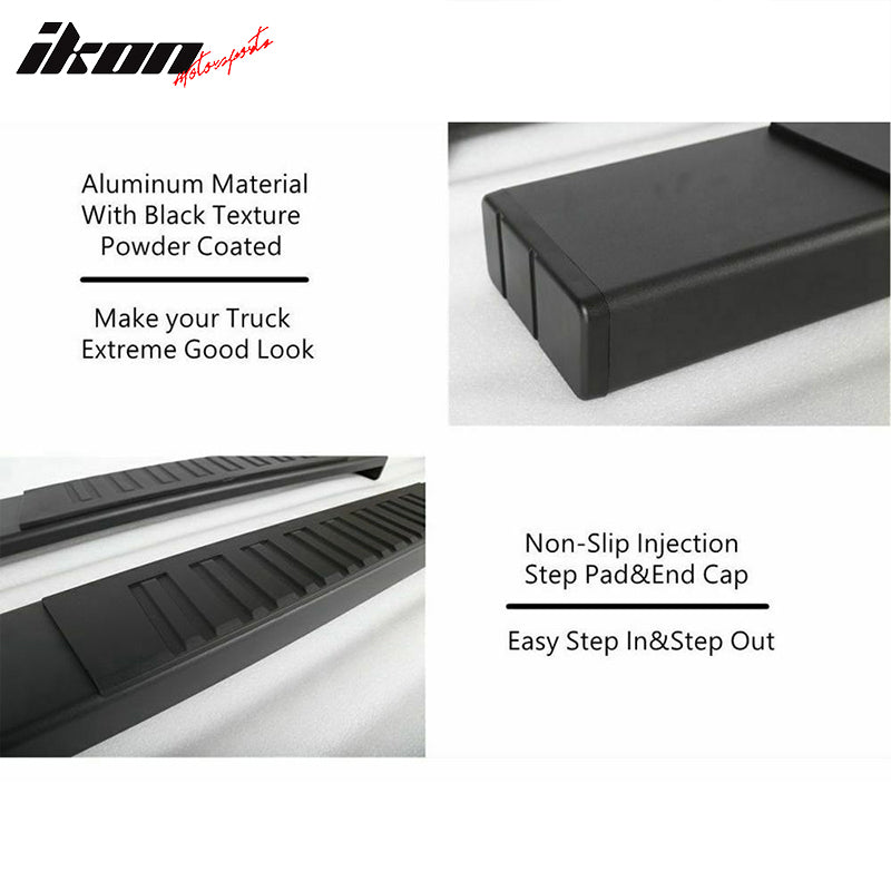 Fits 09-14 Ford F150 Super Crew Cab 5" Side Step Running Boards