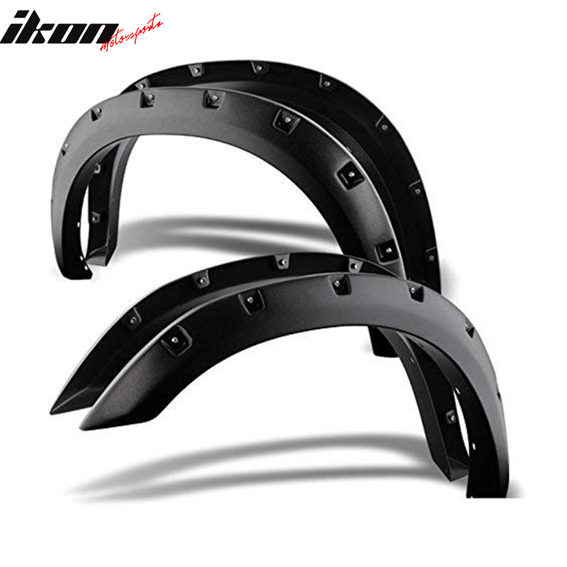 2010-2018 DODGE RAM 2500 3500 Textured Pocket Style Fender Flares ABS