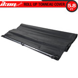 2014-2017 Chevy Silverdo Roll Lock Soft Tonneau Cover Black 5.8ft Bed