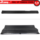 2014-2017 Chevy Silverdo Roll Lock Soft Tonneau Cover Black 5.8ft Bed