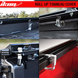 2014-2021 Toyota Tundra 8Ft Fleetside Lock Soft Roll Up Tonneau Cover