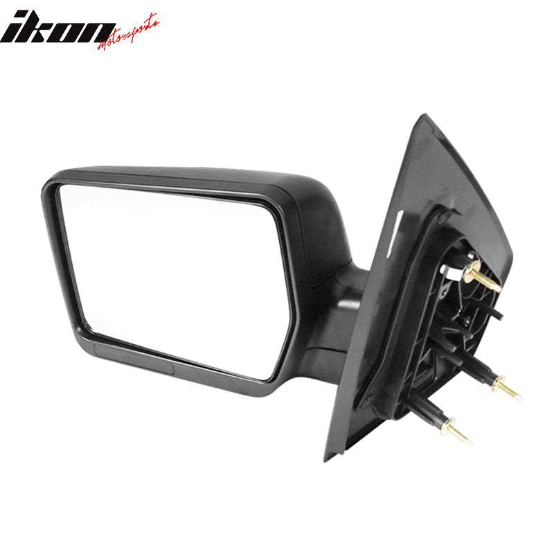 Fits 04-08 Ford F-150 Extendable Manual Towing Mirror Driver Left Side