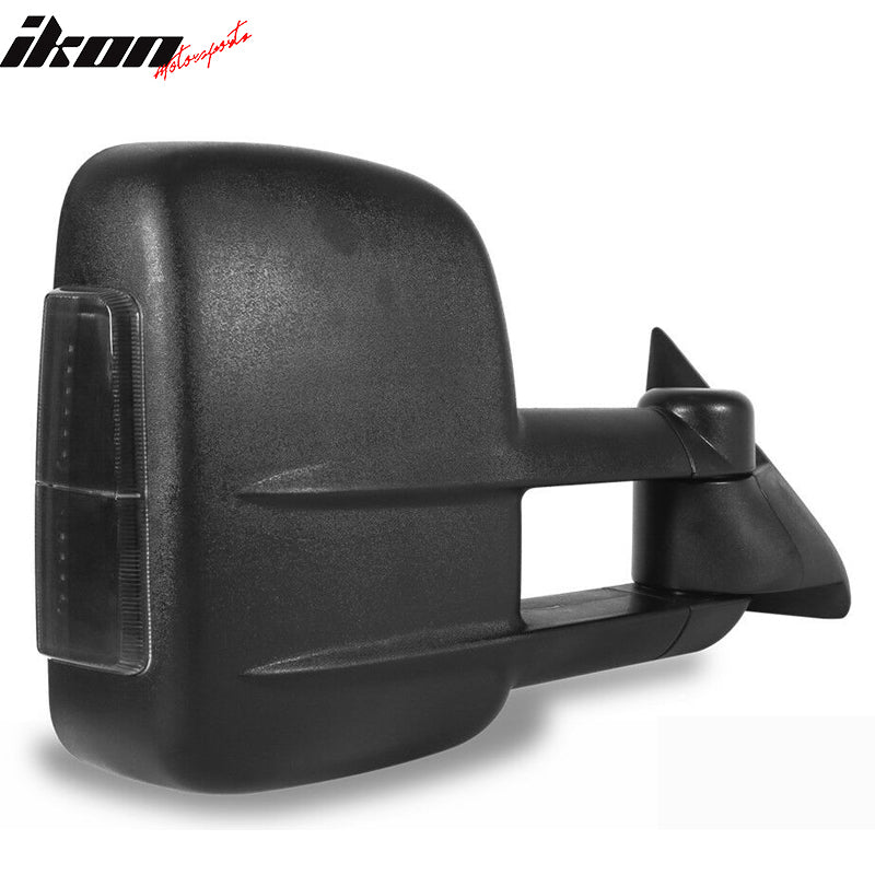 2003-2007 Chevy Silverado Power Heated LED Signals Tow Mirrors