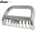 2019-2022 Chevy Silverado 1500  Front Hood Grille SS Chrome Bull Bar