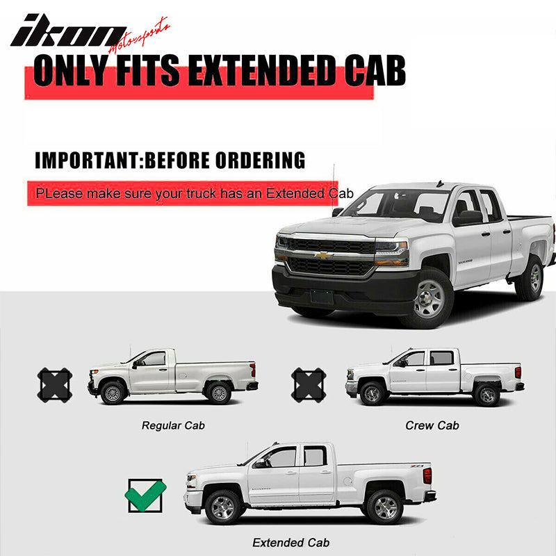 2015-2022 Colorado Canyon Extended Cab 6" Oval Step Bar Running Board