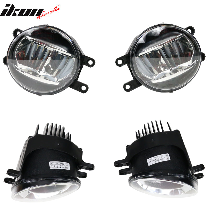 Universal Toyota Car Factory  Clear Lens Front Bumper Fog Lights Lamps