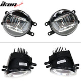 Universal Toyota Car Factory  Clear Lens Front Bumper Fog Lights Lamps