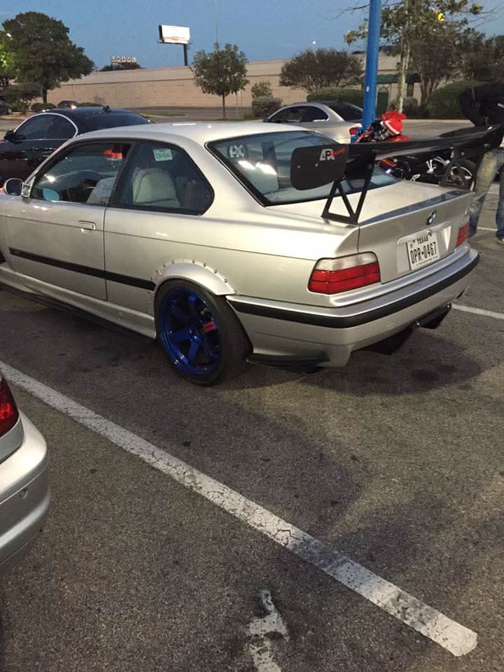 BMW E36 3-Series Coupe/ M3 GTC300 Carbon Fiber Adjustable Wing