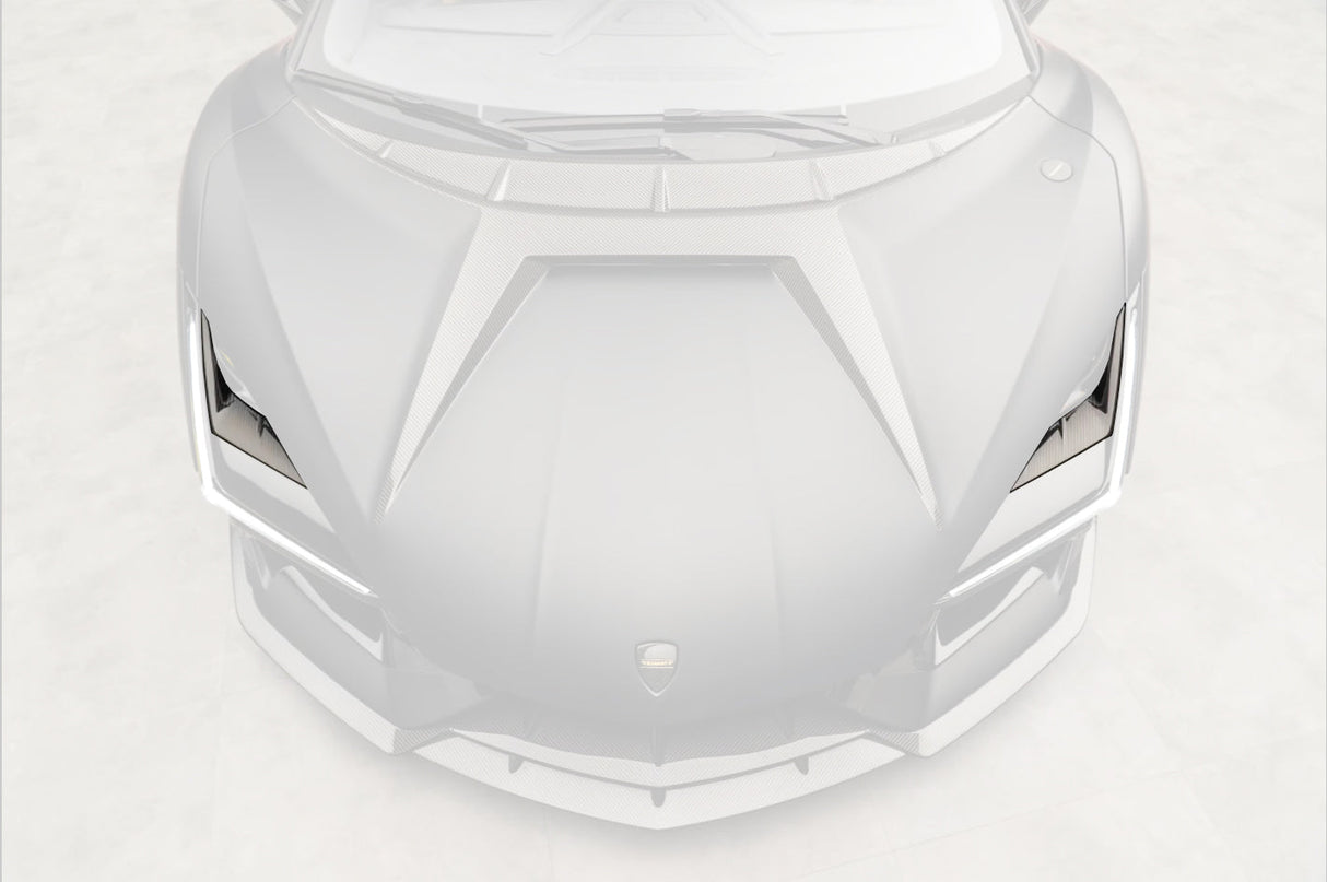 2024-UP Lamborghini Revuelto MSY Style Autoclave Carbon Fiber Middle Front Light Cover