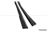 2008-2023 Nissan GTR R35 CBA  DBA  EBA BS Style Carbon Fiber Side Skirts