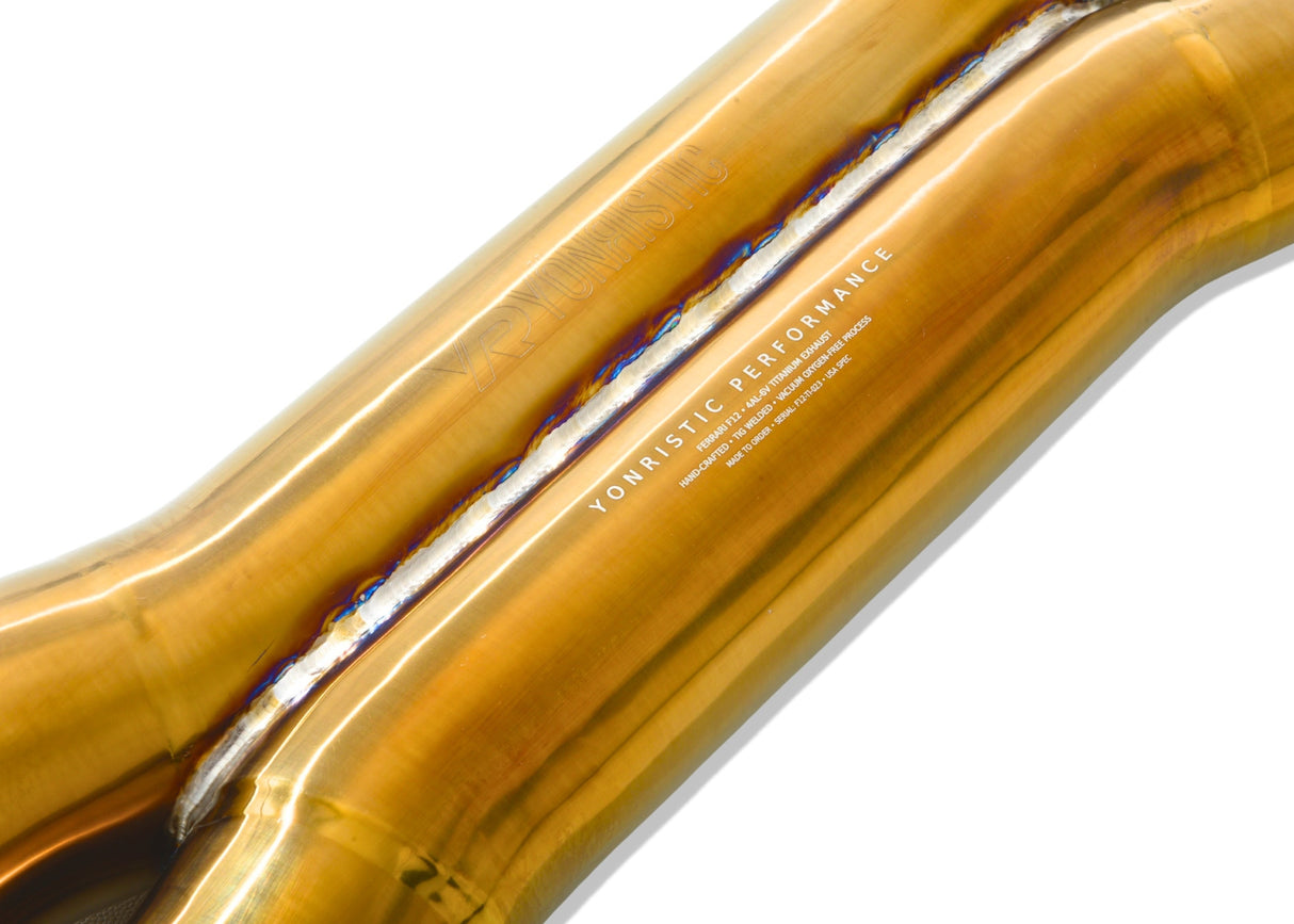 Ferrari F12 / 812 Full Valvetronic Exhaust System VANTA Edition  - Yonristic Performance
