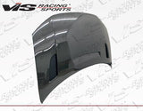 2012-2012 Honda Civic 4 doors RVS Style Carbon Fiber Black Hood