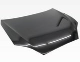 2012-2015 Tesla Model S 4 doors OEM Style Carbon Fiber Black Hood