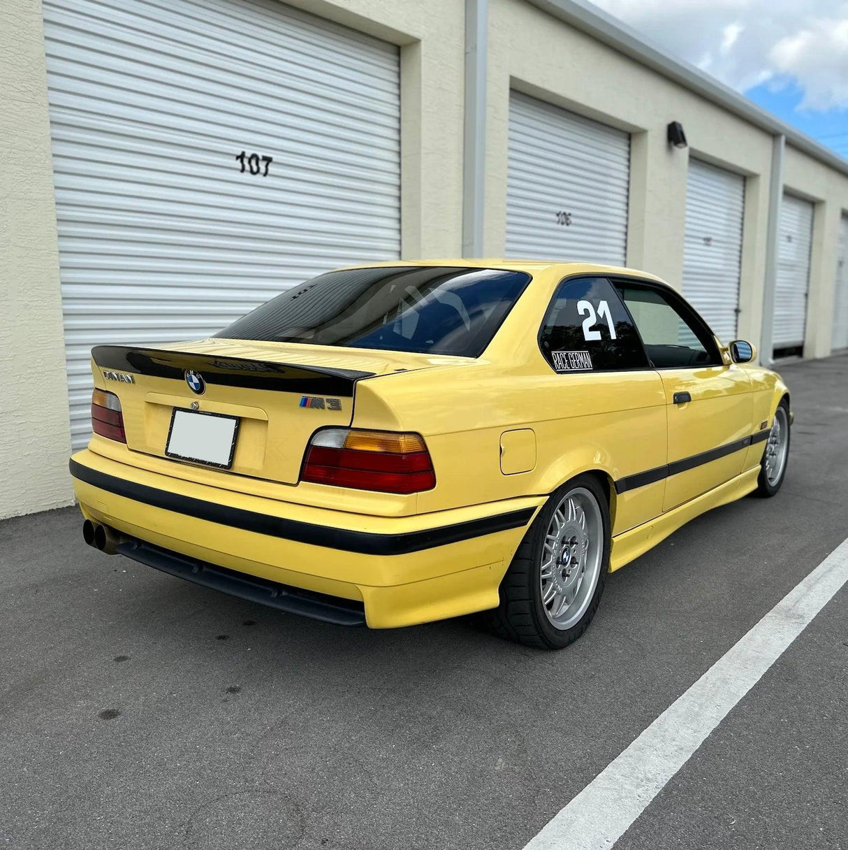 BMW 3 Series E36 CSL Style Tail Trunk Spoiler (1990 - 2000) V2 - K2 Industries
