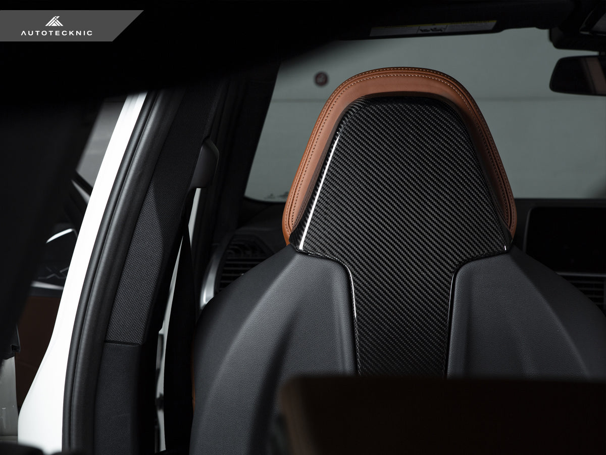 AutoTecknic Dry Carbon Seat Back Cover Set - F97 X3M | F98 X4M