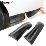 2013-2016 Audi A4 B9 R Style Rear Bumper Splitters Aprons Carbon Fiber