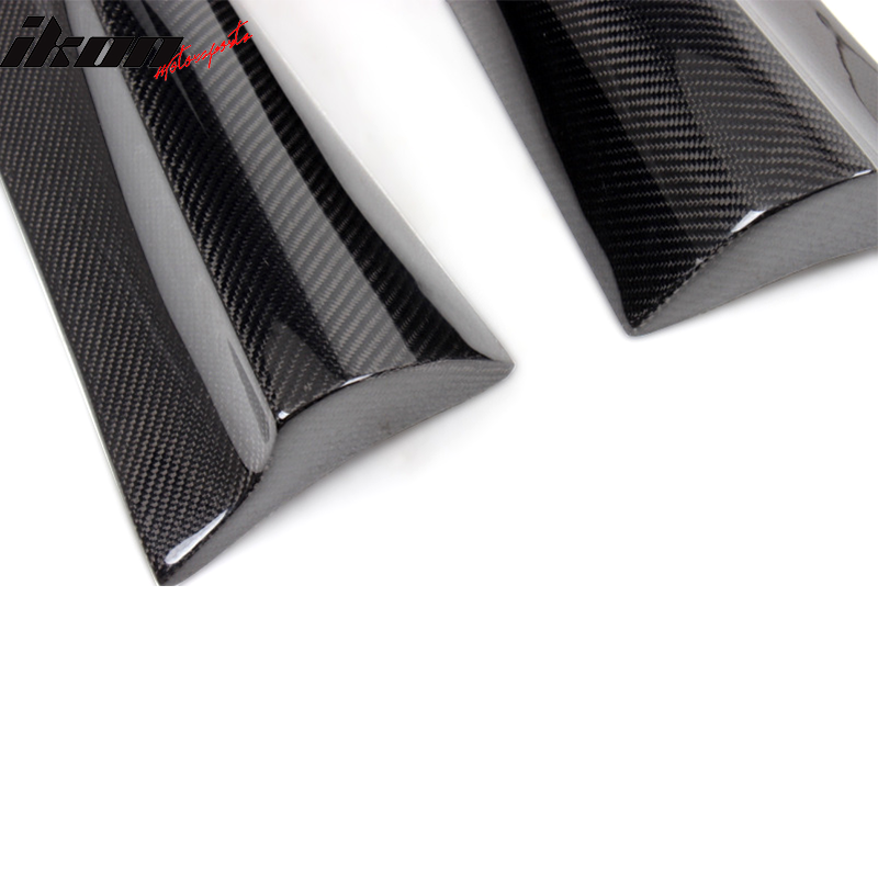 2013-2016 Audi A4 B9 R Style Rear Bumper Splitters Aprons Carbon Fiber