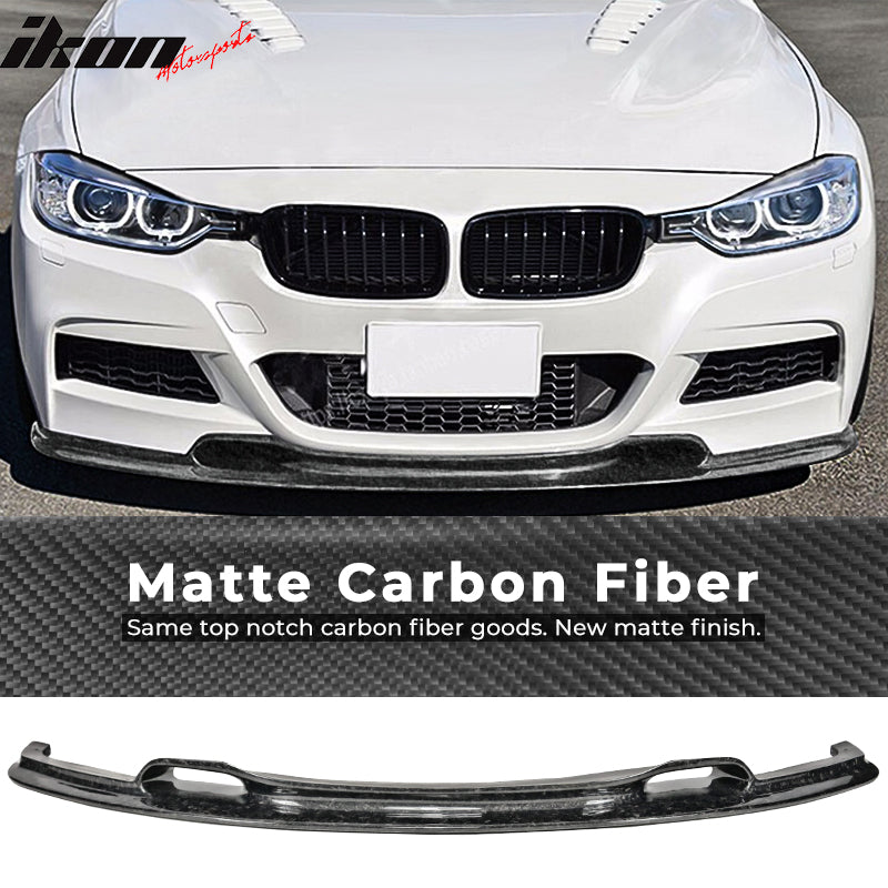 2012-2018 BMW F30 3-Series M Sport 3D Front Lip Forged Carbon Fiber