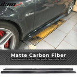 2008-2014 Benz C Class W204 C63 AMG DP Style Side Skirts Carbon Fiber