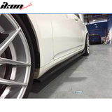2010-2013 Infiniti G37 V36 JC Style Side Skirts Extension Carbon Fiber
