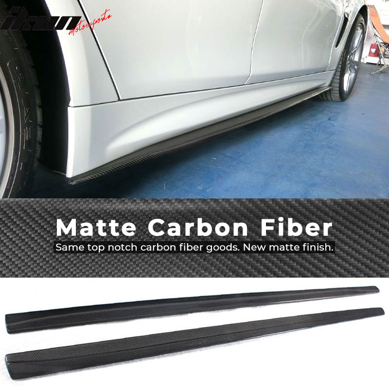 2014-2020 BMW 4-Series F32 F33Â F36 MP Style Side Skirts Carbon Fiber
