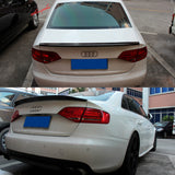 2009-2016 Audi A4 B8 Caractere Style Trunk Spoiler Carbon Fiber