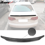 2009-2016 Audi A4 B8 Caractere Style Trunk Spoiler Carbon Fiber