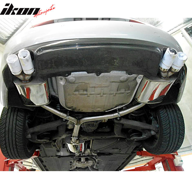 2008-2012 Audi A5 B8 O Style Rear Lip Diffuser Carbon Fiber