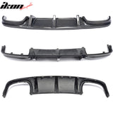 2008-2011 Benz C Class W204 C63 TMS Style Rear Diffuser Carbon Fiber