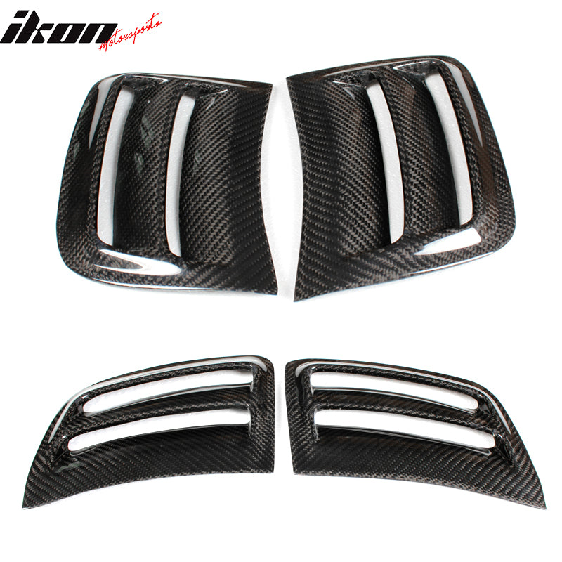 2008-2011 Benz C Class W204 C63 OE Style Side Vent Grille Carbon Fiber