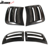 2008-2011 Benz C Class W204 C63 OE Style Side Vent Grille Carbon Fiber
