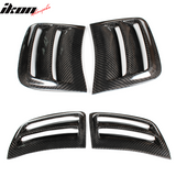 2008-2011 Benz C Class W204 C63 OE Style Side Vent Grille Carbon Fiber