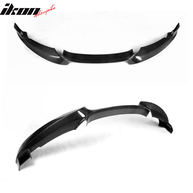 2007-2013 BMW 1 Series E82 M Sport  HT Front Bumper Lip Carbon Fiber